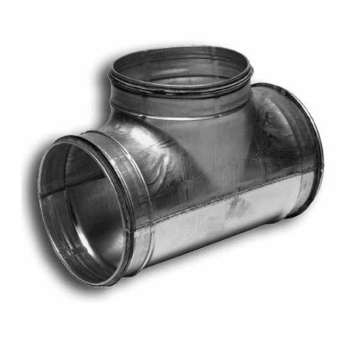 Té 90° acier galvanisé avec joints Ø 80/ 80/ 80mm