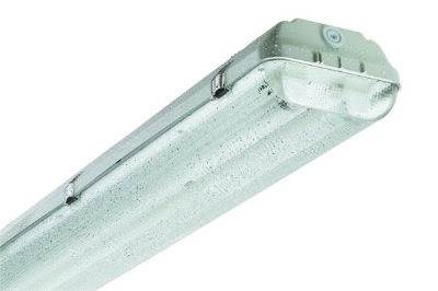 Armature hermétique IP65 polycarbonate précâblée pour 2 tubes Led  600mm WDP-LZP 2LED600 Technolux