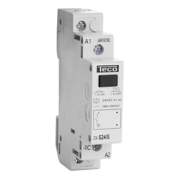Télérupteur unipolaire 1NO/16A  24Vac Z9S24S Teco
