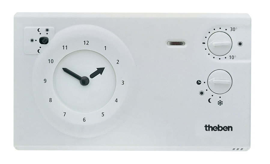 Thermostat analogique programmable sur secteur 230V Ramses 722 Theben 