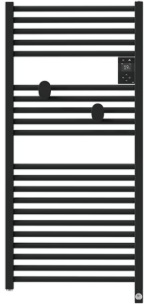 Radiateur sèche-serviettes électrique  500W noir carbone 471624 Riva 5 WiFi Thermor