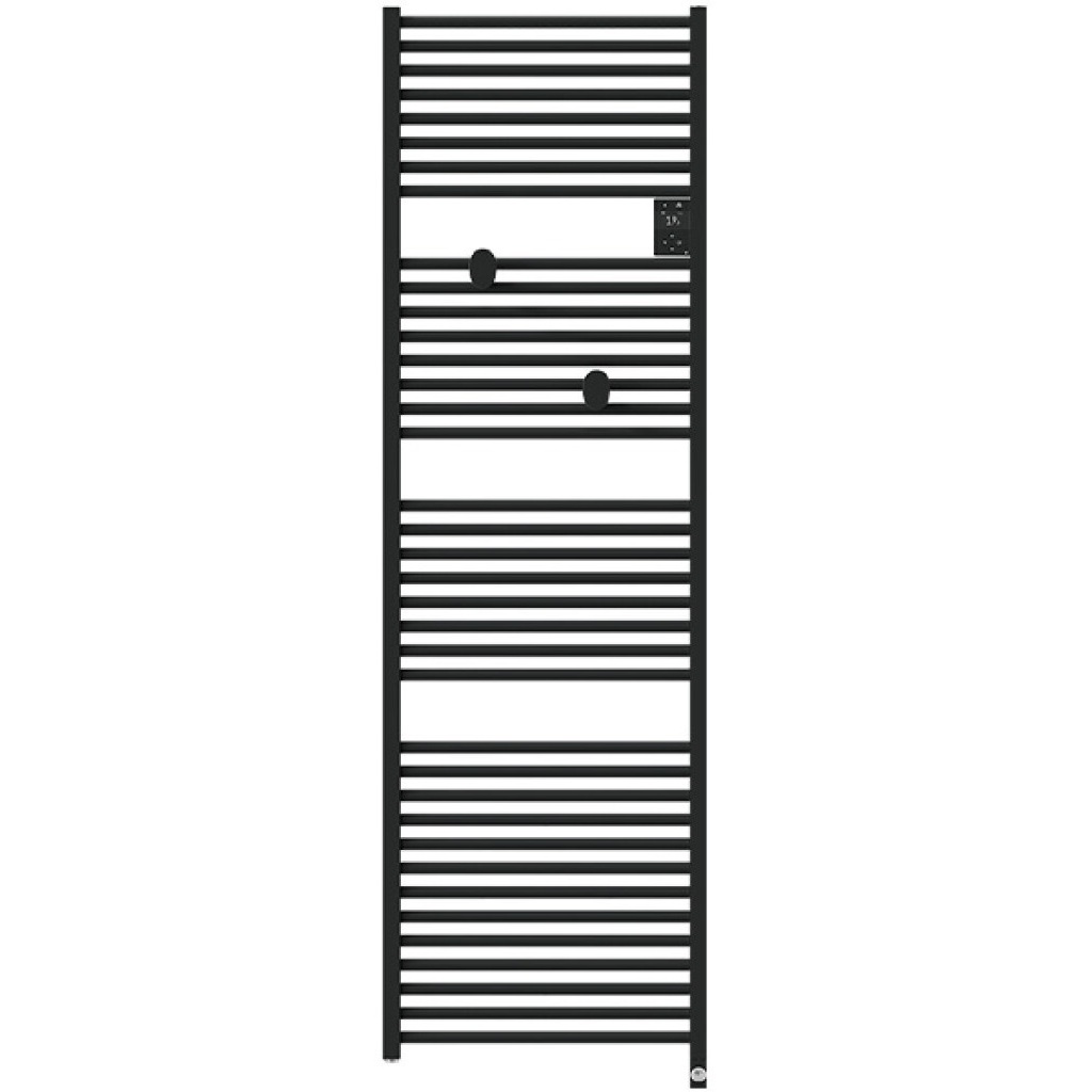Radiateur sèche-serviettes électrique 1000W noir carbone 471630 Riva 5 Thermor