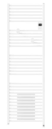 Radiateur sèche-serviettes électrique  750W + soufflerie 1000W blanc brillant 471634 Riva 5 WiFi Thermor