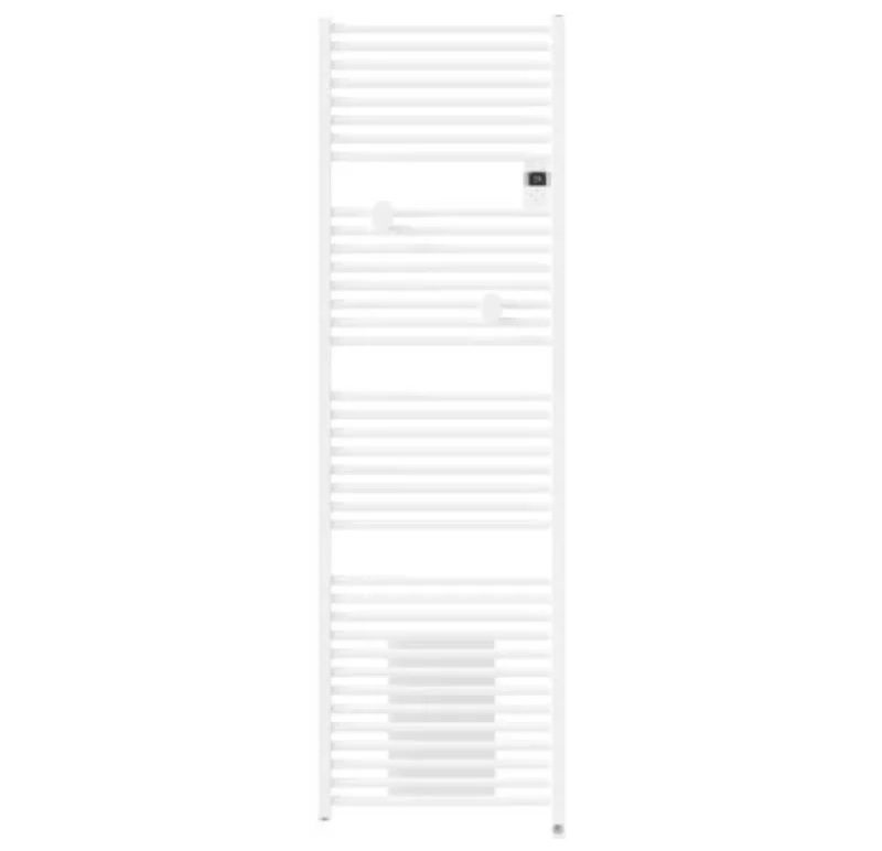 Radiateur sèche-serviettes électrique 1000W + soufflerie 1000W blanc brillant 471635 Riva 5 Thermor