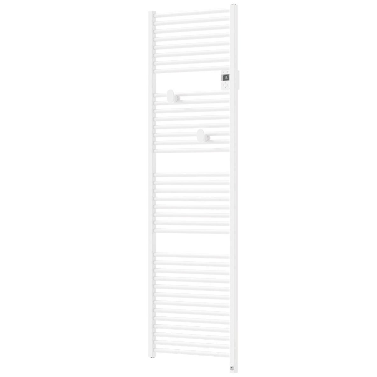 Radiateur sèche-serviettes électrique 1000W blanc brillant 471267 Riva 5 Thermor