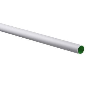 Tube PVC TTh Ø40mm gris clair RAL7035 sans halogène (LSOH) et renforcé (au mètre)