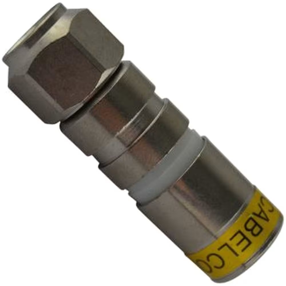 Connecteur femelle à compression pour câble coaxial Ø11mm 412410 Televes