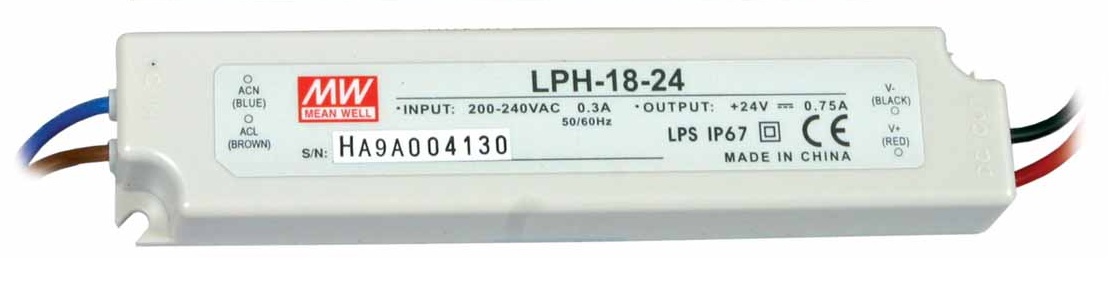 Alimentation Led 24VDC/ 36W (IP67) Eco II L502403E Uni-Bright