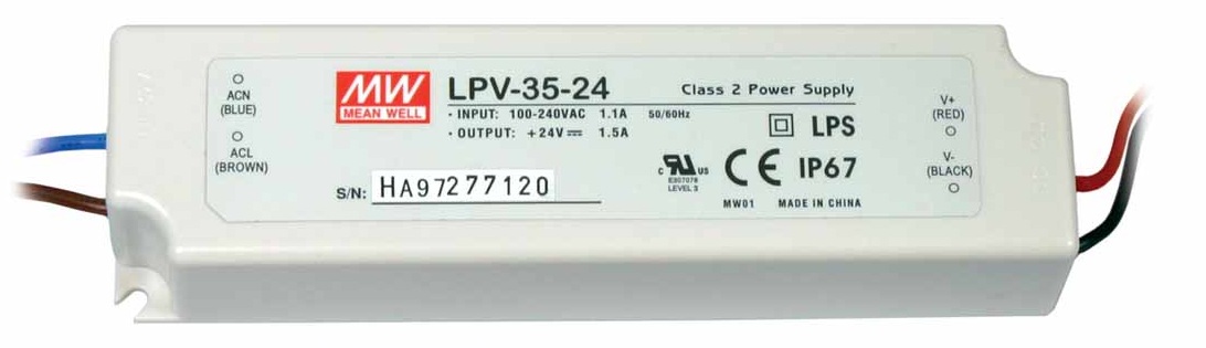 Alimentation Led 24VDC/100W (IP67) Eco II L502410E Uni-Bright