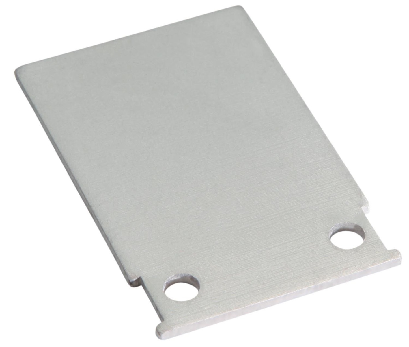 Embout pour profilé M-Line Standard aluminium avec couvercle carré L690S1E Uni-Bright