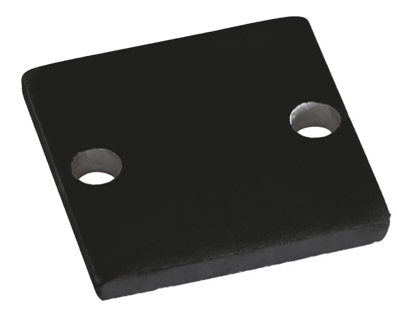 Embout pour profilé S-Line Standard noir avec couvercle Plat L691S3EB Uni-Bright