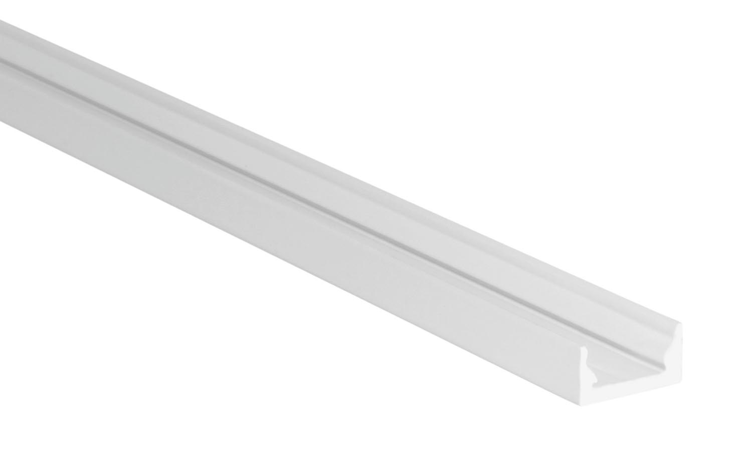 Profilé S-Line Low 16x8x3000mm sans couvercle blanc L692000WX Uni-Bright