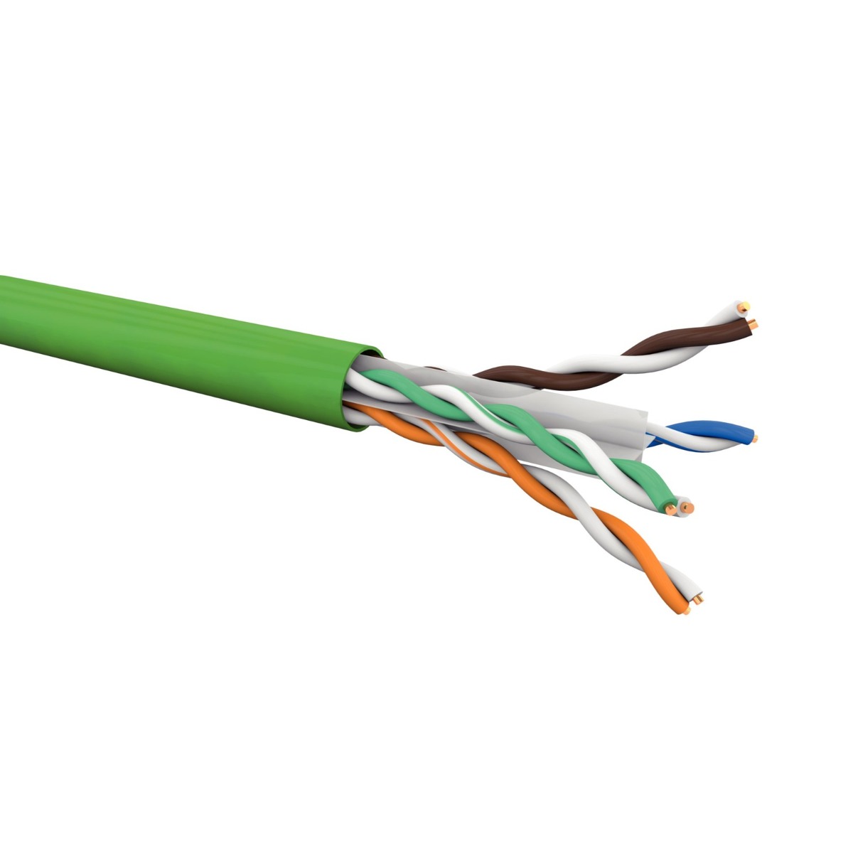Câble de données U/UTP Catégorie 6 Cca 23 AWG LSOH (sans halogène - Box 305m)