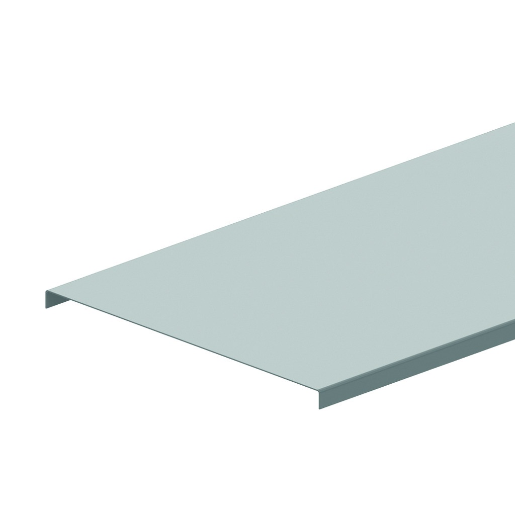 Couvercle universel Sendzimir pour chemin de câbles perforé ou en fil L=250mm D250 Vergokan (au mètre)