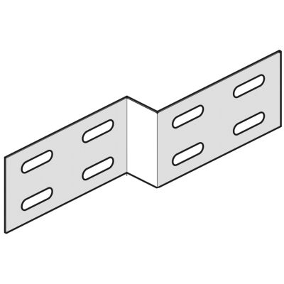 Réduction Sendzimir L=400 x H= 50mm pour chemins de câbles perforés H=60mm ZMVS60.400 Vergokan