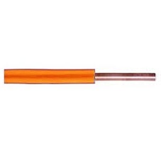 Fil d'installation massif VOB  1.5mm² Eca orange (R100m)
