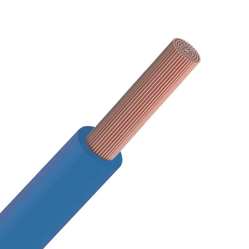 Fil d'installation souple multibrin VOBs 16mm² Eca bleu (au mètre)