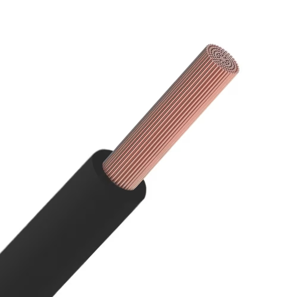 Fil d'installation souple multibrin VOBs 16mm² Eca noir (au mètre)