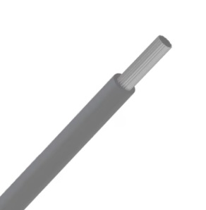 Fil d'installation souple multibrin étamé VOBst 6mm² Eca gris (R100m)