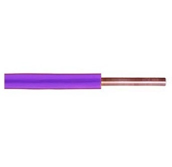 Fil d'installation massif VOB  1.5mm² Eca violet (R100m)