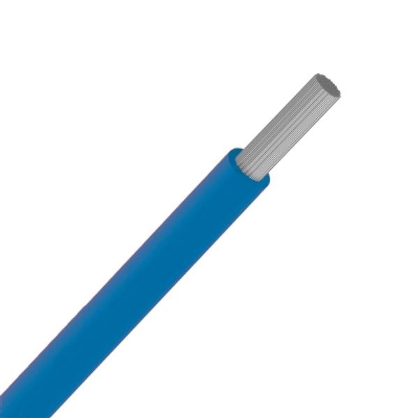 Fil d'installation souple multibrin étamé VOBst 2.5mm² Eca bleu (R100m)