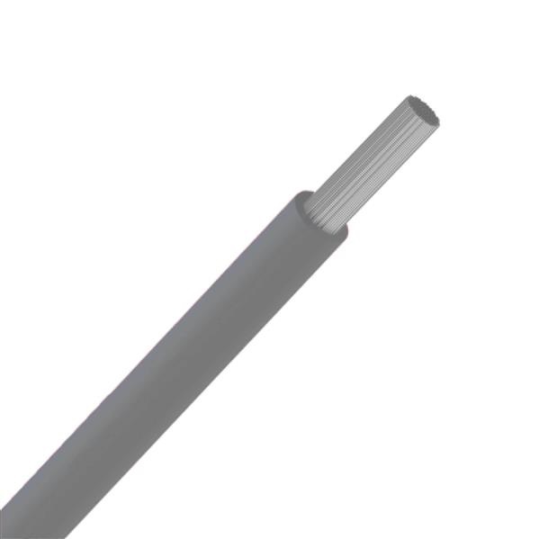 Fil d'installation souple multibrin étamé VOBst 2.5mm² Eca gris (R100m)