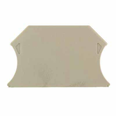 Plaque de fermeture pour borniers rail Din WDU 2.5 à 10mm² WAP 2.5-10 Weidmüller