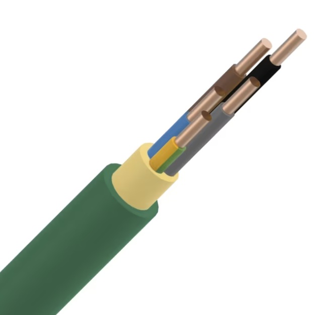 Câble d'installation XGB 4G2.5mm² Cca sans halogène LSOH (au mètre)