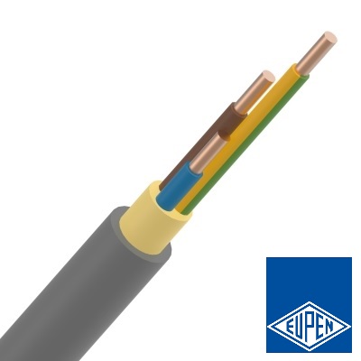 Câble d'installation XVB 3G1.5mm² Cca Eupen (rouleau  50 mètres)