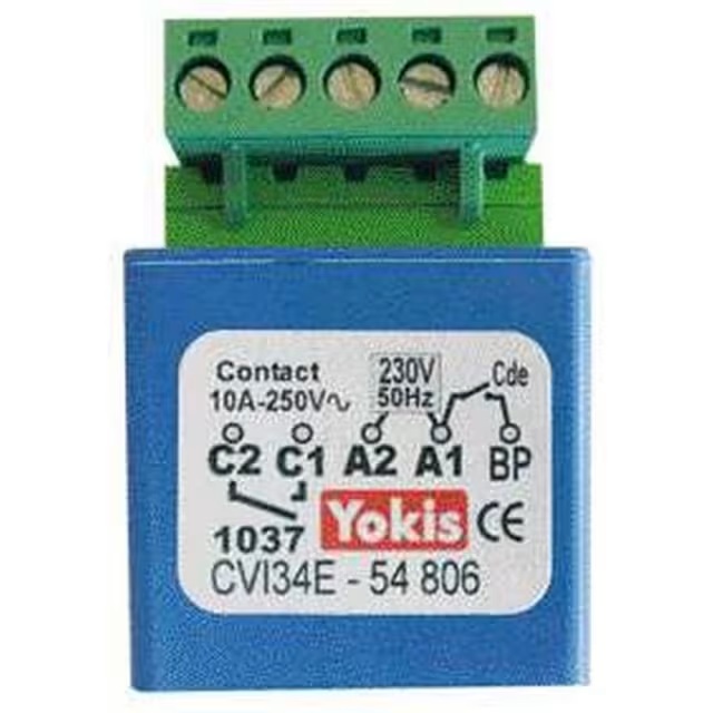 Convertisseur d'impulsions pour contact permanant CVI34 Yokis