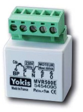 Micromodule volets roulants encastré 500VA/230V Yokis