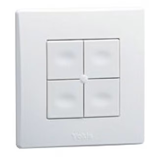 Télécommande murale 4 touches Power TLM4T45P Yokis