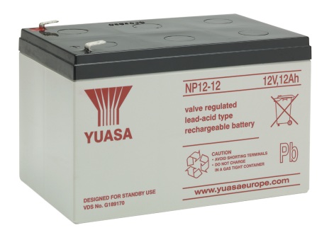 Batterie au plomb 12V - 12Ah (L=151 x P=98 x H=97.5) NP12-12 Yuasa