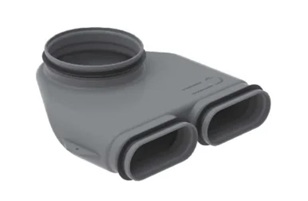 Raccord équerre DN160 90° CK 300 Zehnder