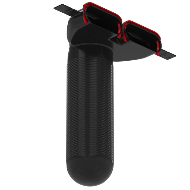 Plénum équerre CLRF DN125/2xFlat51 - RLC - Lg=300mm ComfoCase  Zehnder